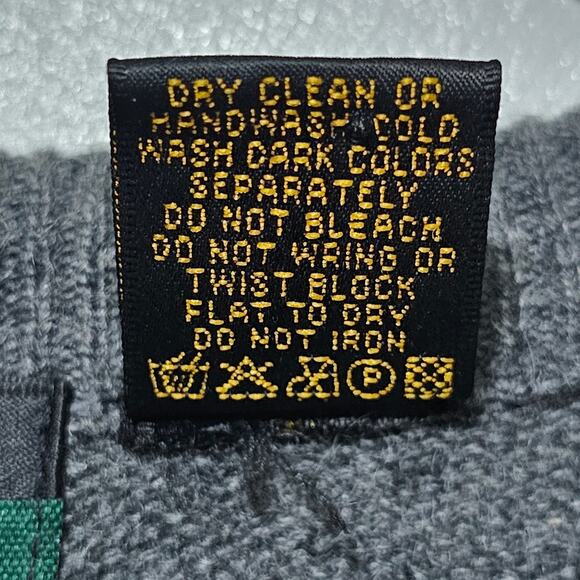 Alexander Julian Colours 100% Cashmere Sweater Men's Size L V-Neck Gray Classic - Picture 6 of 6